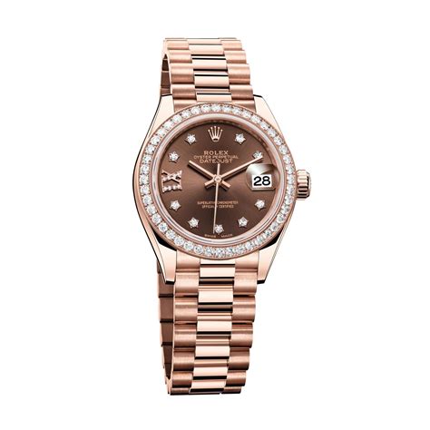 rolex datejust lady brown face|rolex lady datejust 28mm price.